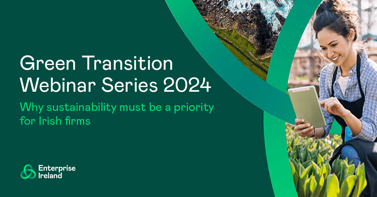 Explore the opportunities and benefits of implementing sustainability into your business with our Green Transition Webinar series. Register now: rebrand.ly/G-T-S