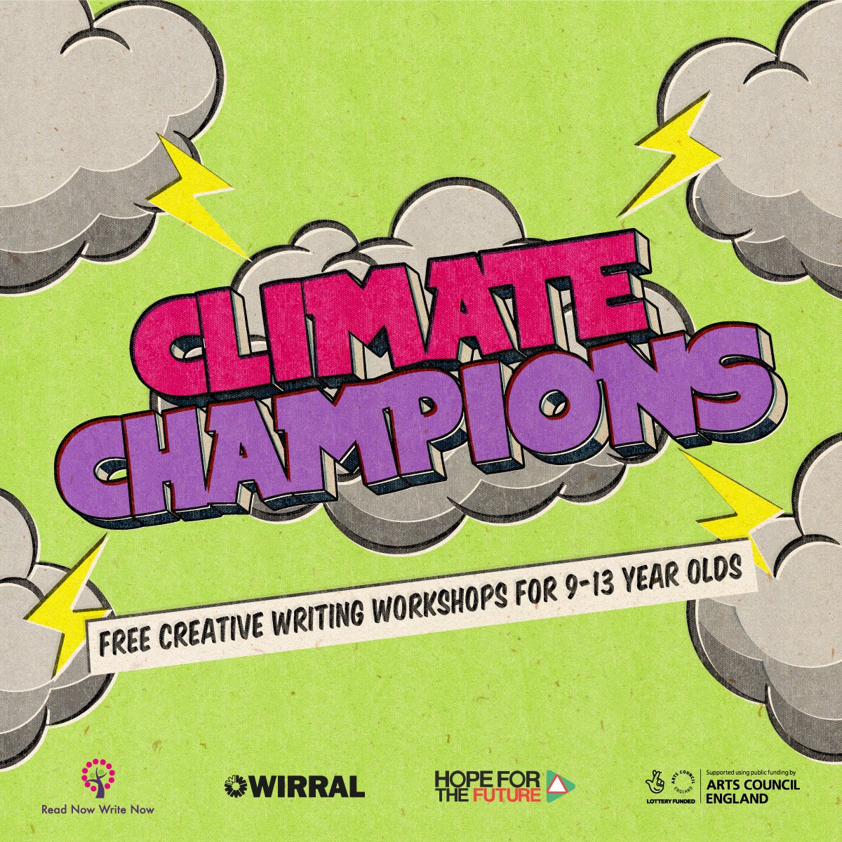 Is your child concerned about climate change? @ReadNowWriteNow are running a series of FREE writing courses to help write powerful stories to inspire action! 🎯 Children 9-13 years 🗓️ Sat 11th, 18th and 25th May 🕑 10am - 12pm 📍Birkenhead Central Library