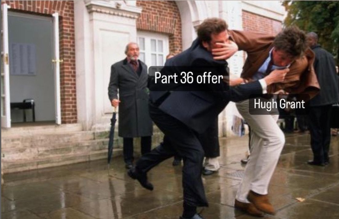 I wonder if Hugh Grant @HackedOffHugh has any idea how much joy he's brought to litigation lawyers everywhere by bringing Part 36 to the masses?!