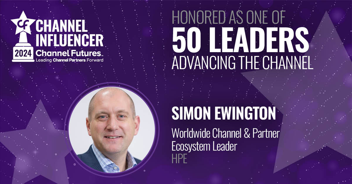 ChannelDiveNews's tweet image. Today we celebrate ⭐ Simon Ewington, one of our 50 #ChannelInfluencers of 2024 - celebrating leaders driving growth and innovation in the #technologychannel &amp;gt;&amp;gt; spr.ly/6010Zv3aG