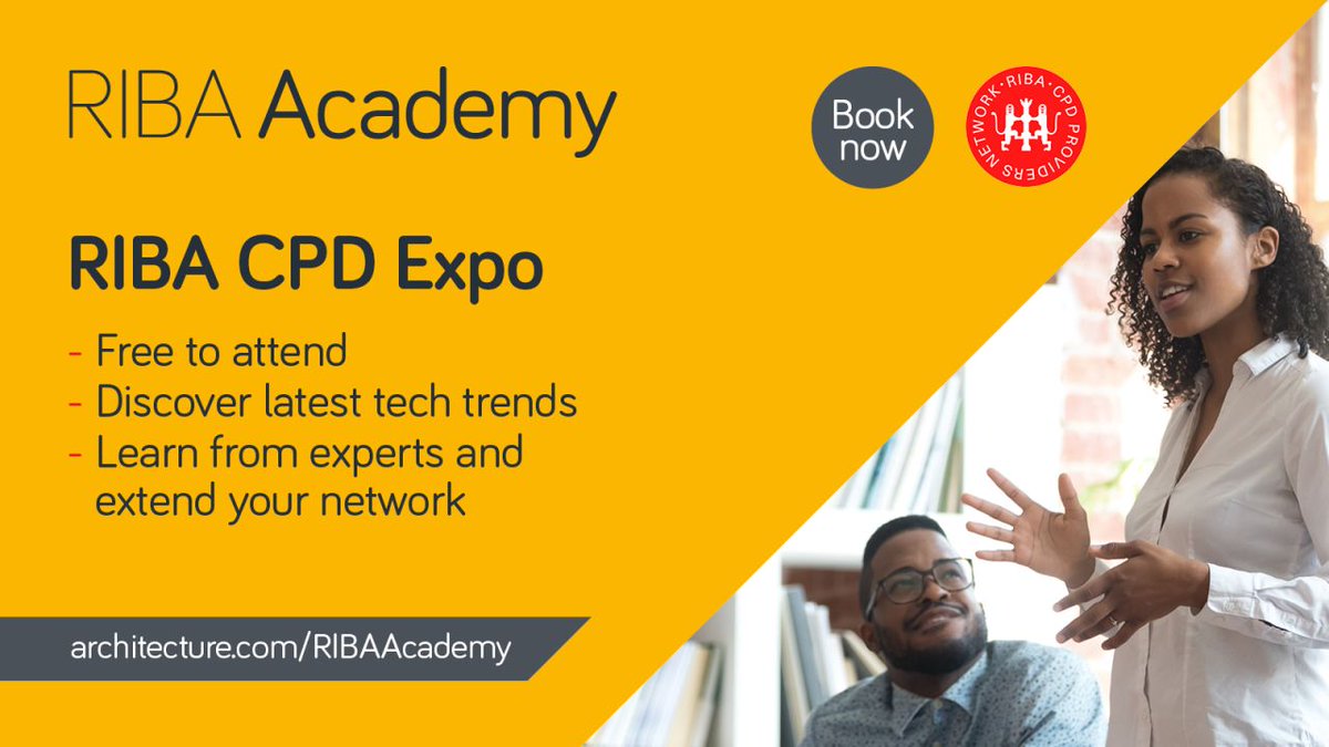 The new in-person RIBA CPD Expos promise a more immersive experience, enhancing your personal proficiency while helping you maintain a competitive edge. 💪 The next in-person Expo will be in Newcastle on Thursday 2nd May. Enrol ⬇️ bit.ly/4ajsXia