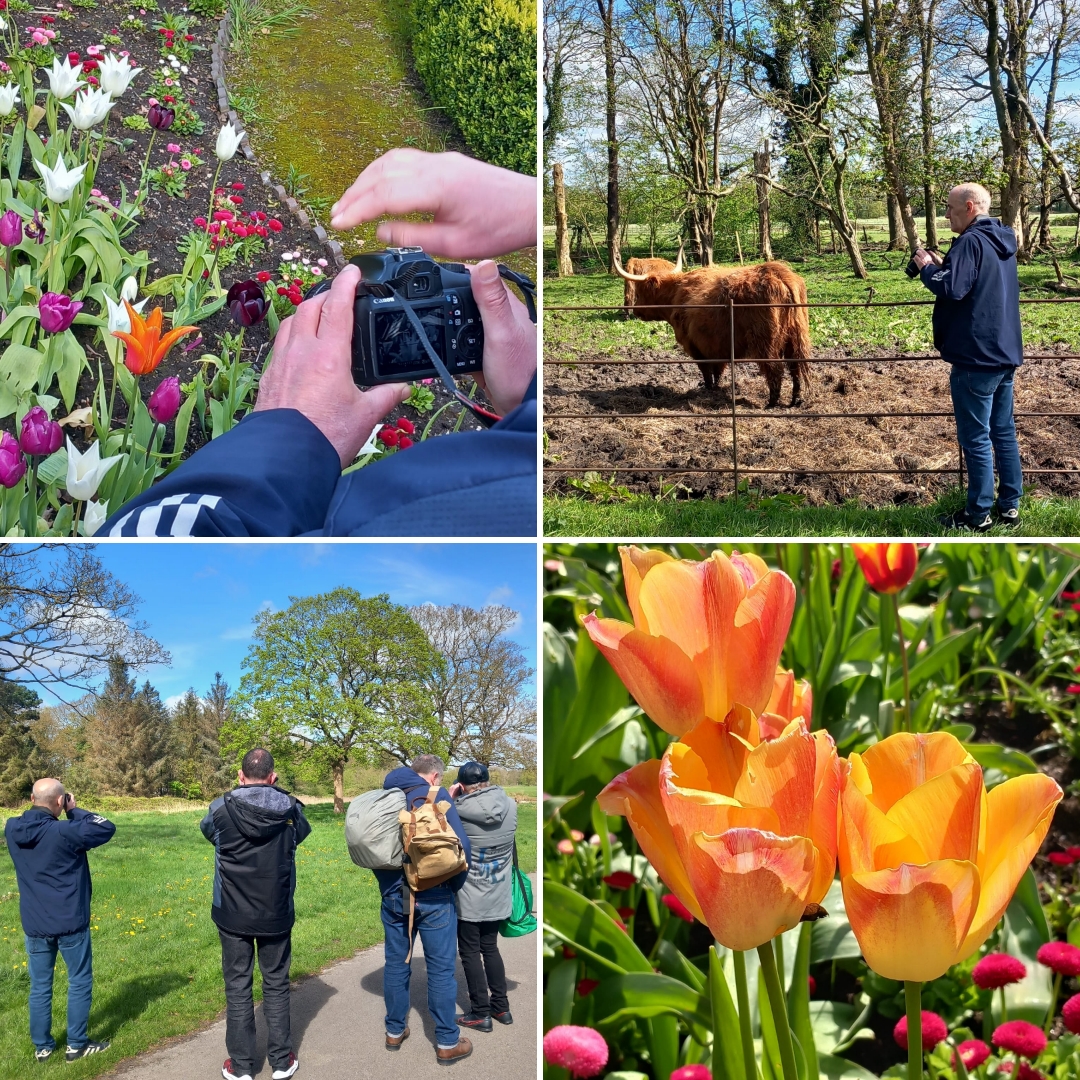 Yesterday our photography group had a trip to @CroxtethHall and took some great shots - they are already planning their 2025 calendar! #newbeginnings #photograhy #newskills #newfriends #endhomelessness