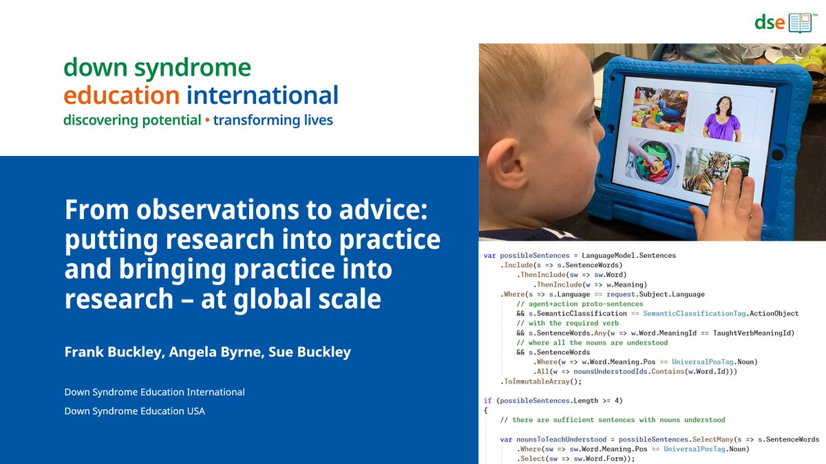 Frank Buckley (@frank_buckley) on Twitter photo Delighted to be talking next week about exciting things that in one way or another we have been working towards for over a decade. #downsyndrome #research #earlyintervention #education <a href="/dseint/">DSE International</a> <a href="/dseusa/">DSE USA</a> <a href="/dseresearch/">DSE Research</a> <a href="/seeandlearn/">See and Learn</a> <a href="/SueBtalk/">Prof Sue Buckley</a>
#dsforum : go.dselink.net/x0oo Delighted to be talking next week about exciting things that in one way or another we have been working towards for over a decade. #downsyndrome #research #earlyintervention #education <a href="/dseint/">DSE International</a> <a href="/dseusa/">DSE USA</a> <a href="/dseresearch/">DSE Research</a> <a href="/seeandlearn/">See and Learn</a> <a href="/SueBtalk/">Prof Sue Buckley</a>
#dsforum : go.dselink.net/x0oo