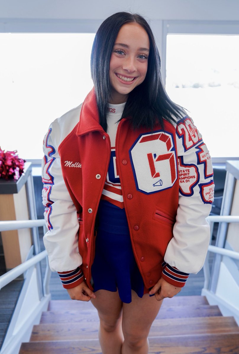 We are so excited for Mollie Fraser and her first college acceptance to <a href="/DBUPatriots/">Dallas Baptist University</a>! This is so amazing and we are very proud of you! ❤️🤍💙 #gopats #Champions4Christ <a href="/DBUCheer/">DBU Cheer</a> <a href="/GrapevineCheer/">GHS Cheer</a>