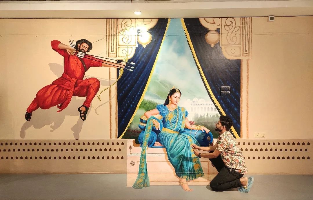 Amarendra Baahubali & Devasena in Bangladesh Military Museum at 3D Art Gallery section. 

Pan World Pair🔥👑✨

#Prabhas #AnushkaShetty #Baahubali #Baahubali2