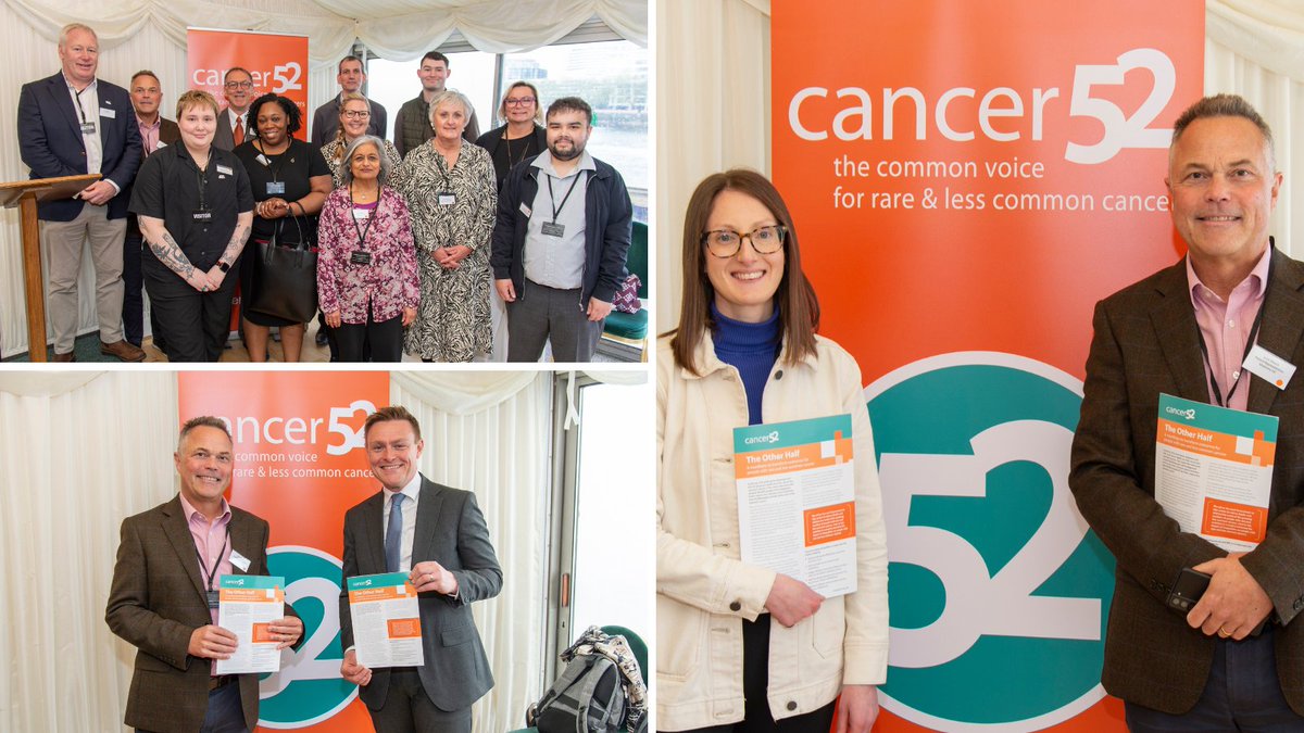 This week, we attended the launch of the @Cancer52org manifesto. It calls on the government to reduce the number of deaths, improve early diagnosis and develop a new patient-focused mission on rare and less common cancers like myeloma. Read it here: bit.ly/442jycS 1/2