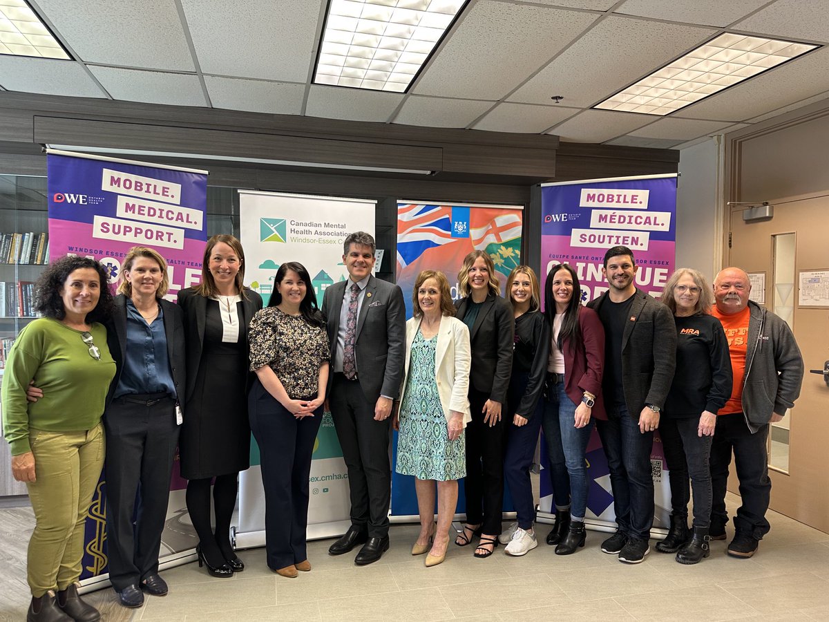 CMHAWECB's tweet photo. Exciting news in Windsor-Essex today shared by ⁦@AndrewDowieMPP⁩. 

$1.9 Million in funding will connect 8,000 residents in our community to primary care teams. Partners include ⁦@ESHCare⁩ ⁦@CMHAWECB⁩ ⁦@windsoressexoht⁩ 

#healthcare #primarycare https://t.co/JM8U9cXC1t