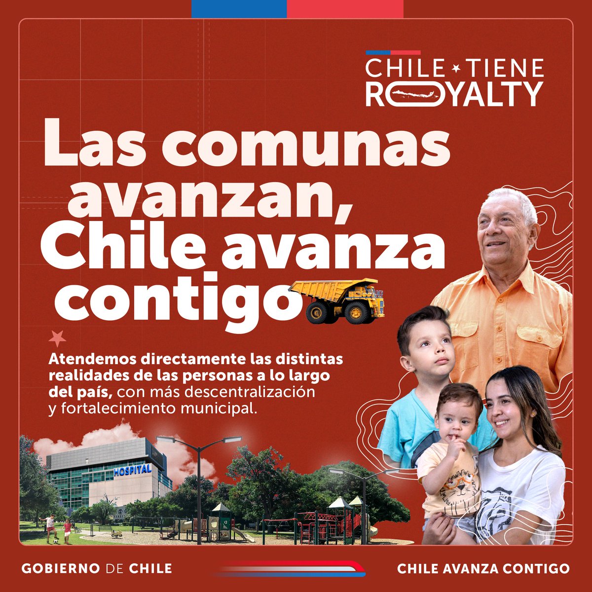 Gracias a que #ChileTieneRoyalty contamos con nuevos recursos para mejorar directamente la vida de 12 millones de personas del país 🇨🇱