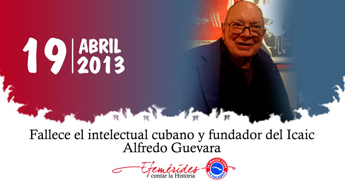 Viejo amigo del Comandante en Jefe #FidelPorSiempre, considerado uno de los intelectuales más lúcidos de Cuba, Guevara es autor de numerosos libros y ensayos. #DeZurdaTeam #IzquierdaPinera