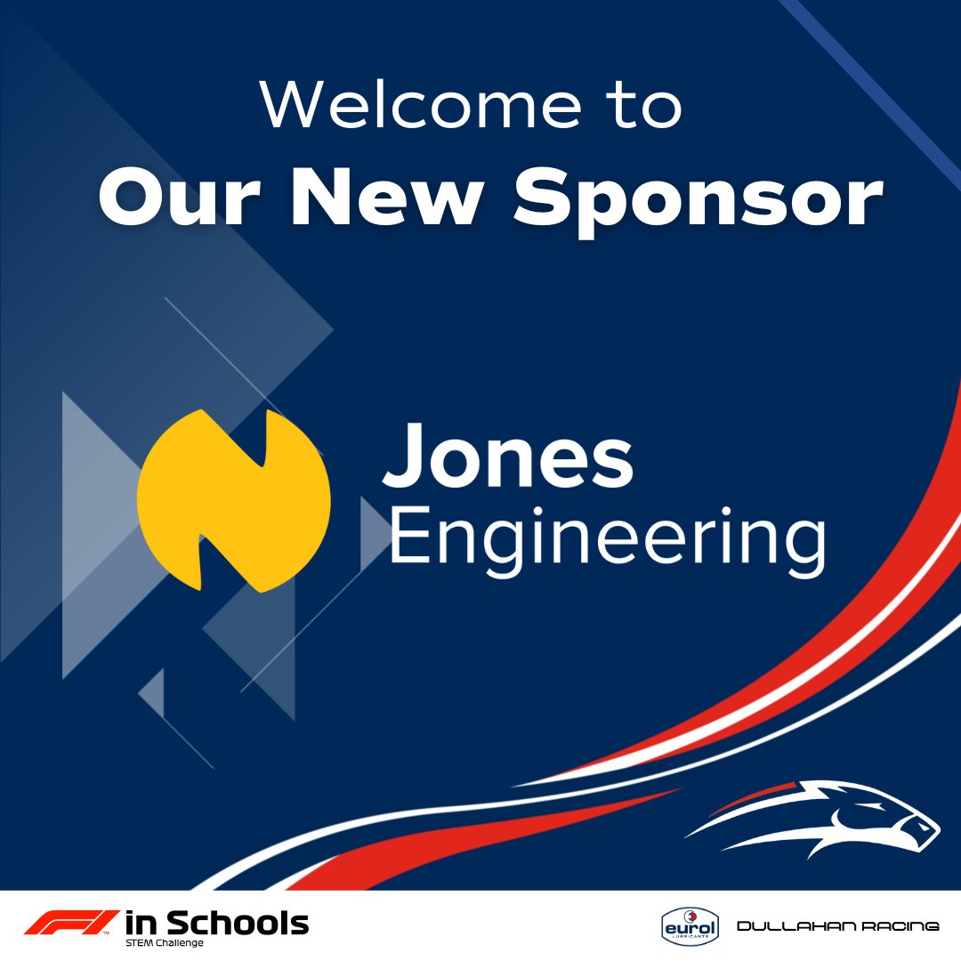 RedKiteIRL's tweet photo. We are thrilled to announce our new Diamond level sponsor @jonesenghq Welcome aboard the team and Many thanks for supporting the team on their journey to the nationals.

#eurol #f1 #dullahanracing #stem #sponsorship #engineering #f1inschools #school #greystones  #jonesengineering https://t.co/d9nXxyyWrl