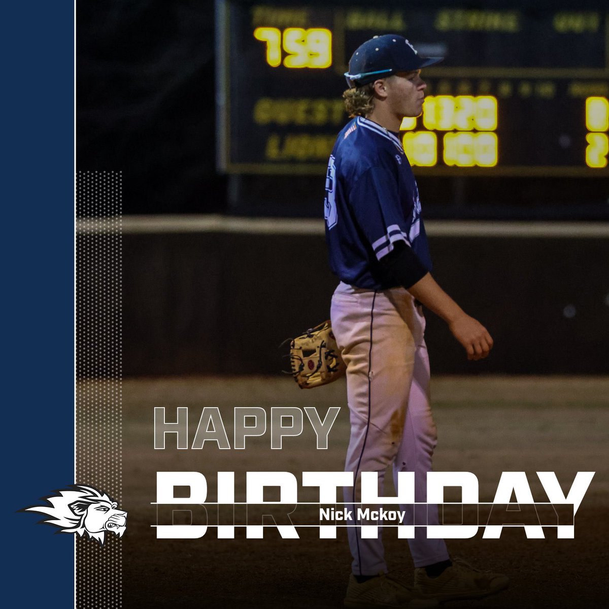 🎂 Birthday Shoutout to FR IF @NickMcKoy2 🎉 Help us wish him a Happy Birthday ‼️ #GoLions #EmmanuelBaseball