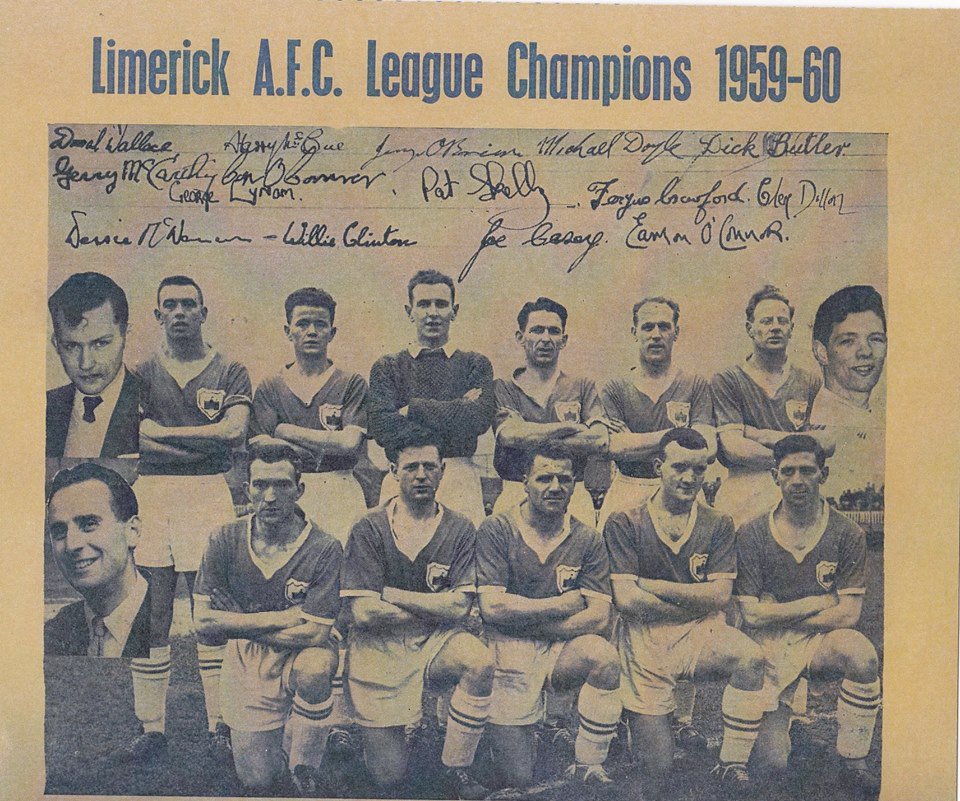 My 'Club for all seasons' article in the Bohs match programme this week focuses on the 1959-60 season & Limerick's first title win, while a young John Giles made his international bow against Sweden. 📷 @SpainGary