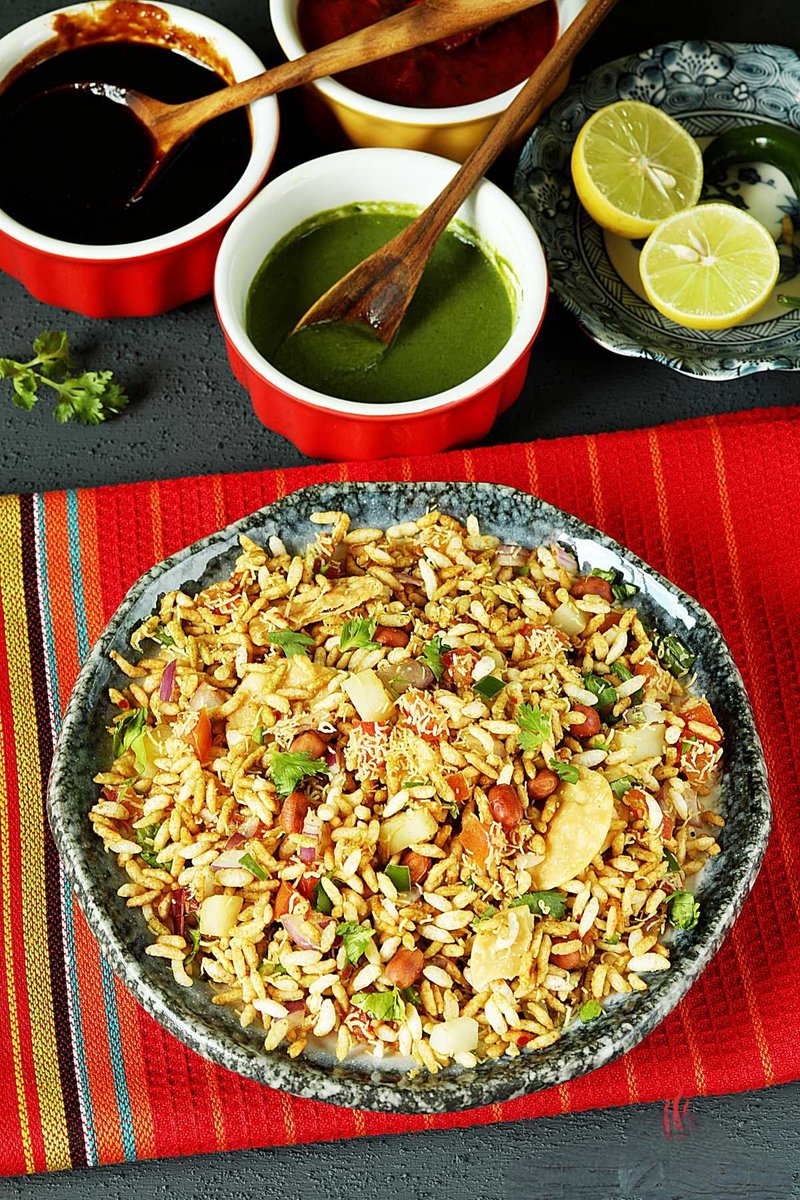 Today's Dinner:Bhel Poori😋😋