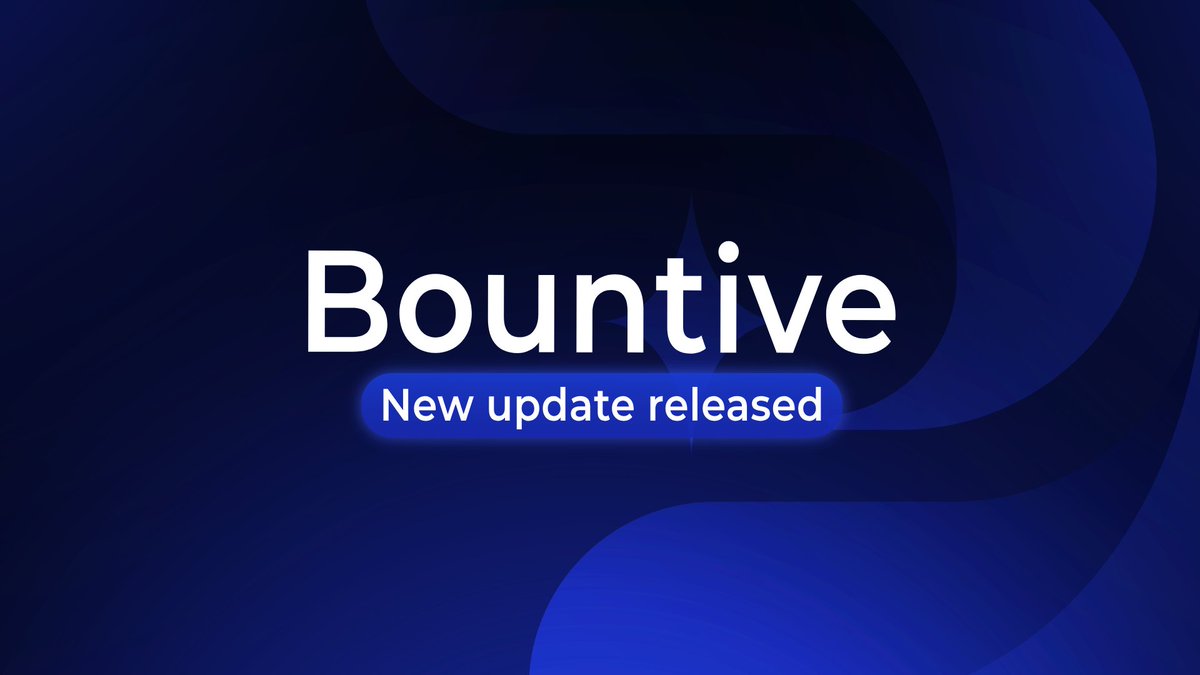 We are proud to announce that an update to @Bountive has been released: - Fee mechanism ⛽️ - Multiple winners 🥇 - Raffles rotation 🔃 We will detail the major changes in this 🧵