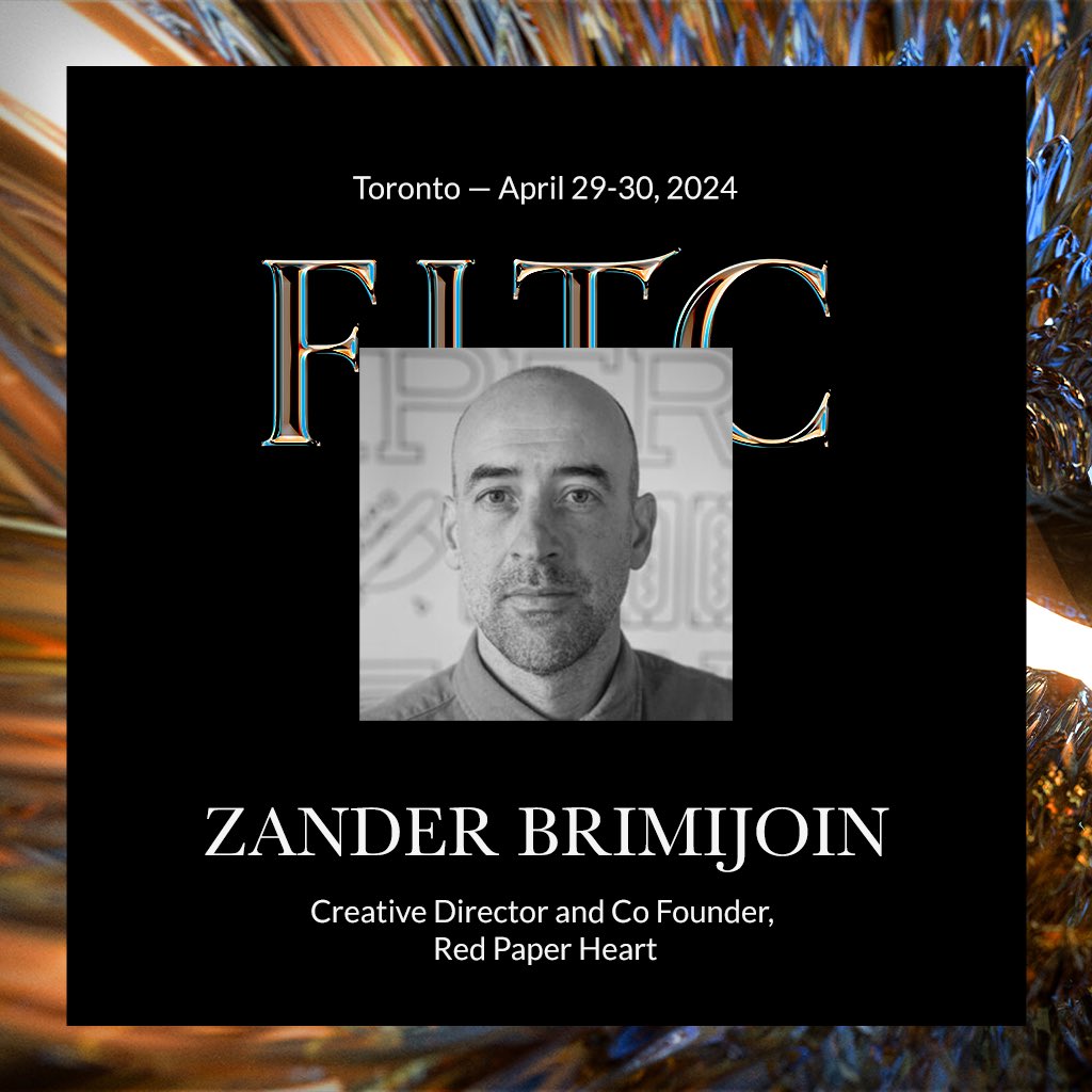 Don't miss FITC Toronto, only TWO WEEKS away 🔥! Explore innovative minds like Ryan Andal, Craig Perlmutter, and Zander Brimijoin. Save 20% with code (FITC20). Visit fitc.ca/event/to24/ #FITCToronto #FITC24