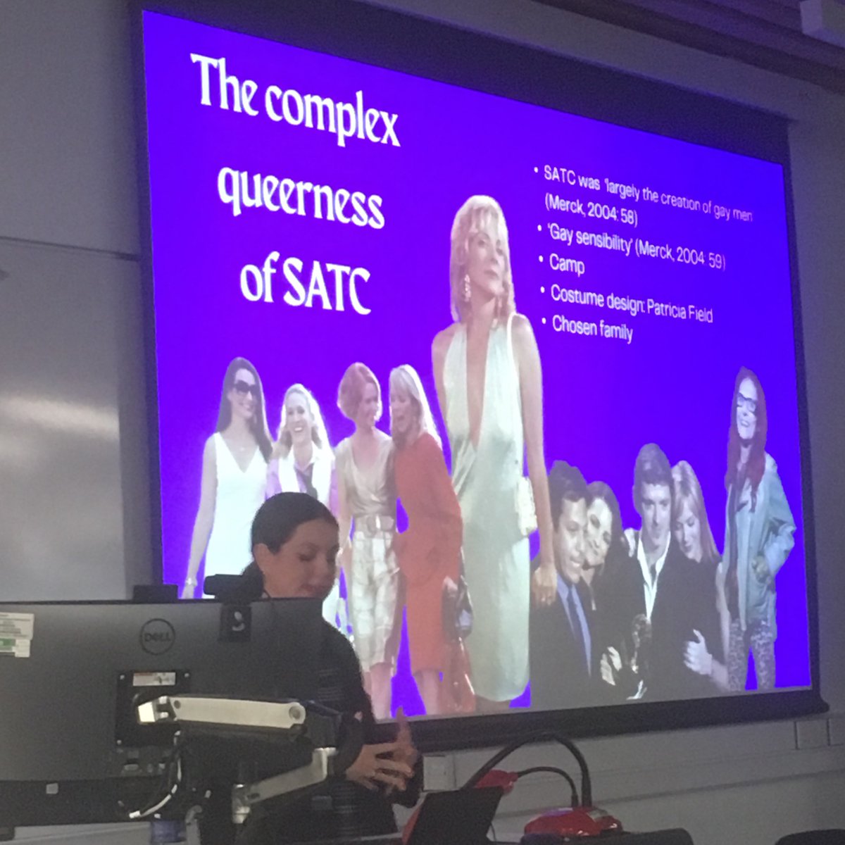 DouglasMcN's tweet photo. The complex queerness of #SATC at #DesignsOnTV https://t.co/w6TIz9rpzV