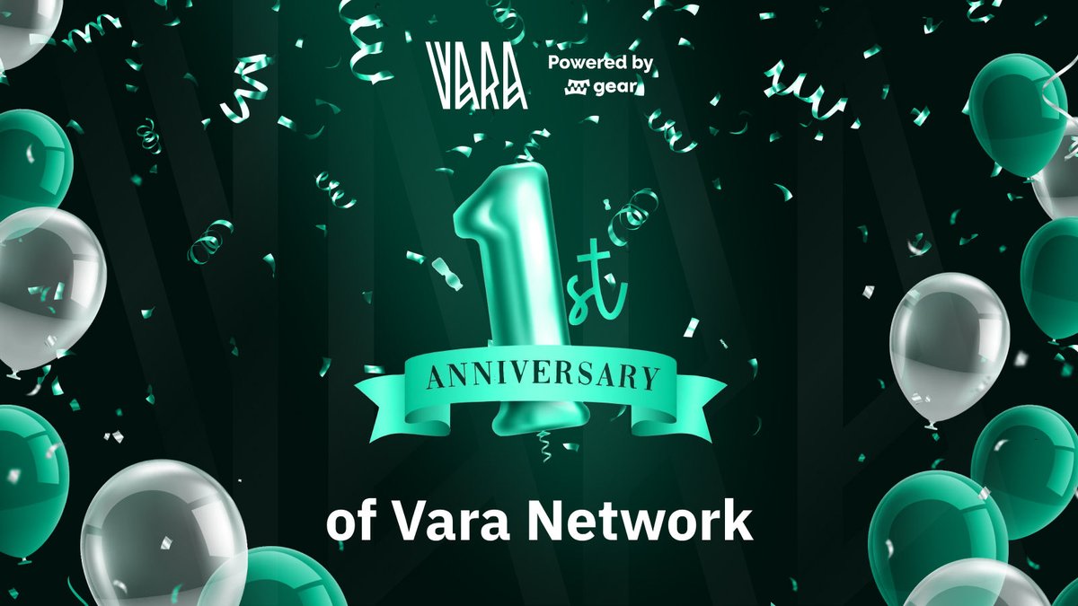 Here's a Fun Fact for you! Vara Network recently marked it's 1 Year Anniversary 🎊 Meaning the First Vara Block was generated 🧱 It was a beginning of something truly special for the whole #VaraSquad Thanks for the support now let's celebrate 🫶🏻