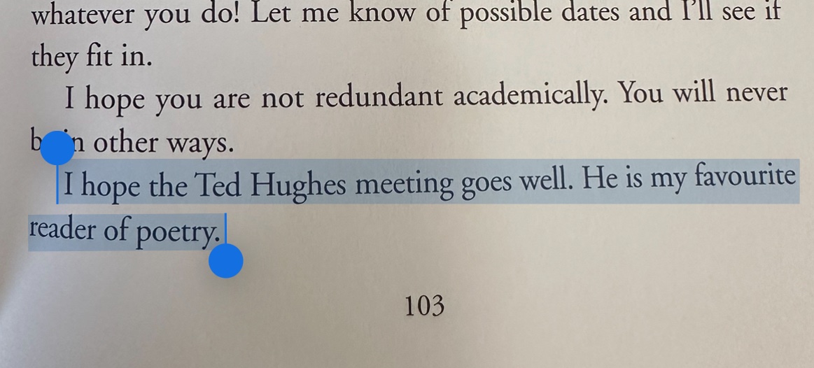 coruthers's tweet image. RS Thomas, in a letter to Raymond Garlick, complimenting Ted Hughes in his own inimitable way