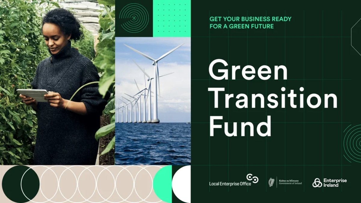 To help your business remain competitive, Enterprise Ireland’s Green Transition Fund offers funding to begin green initiatives, and for innovation and investment in decarbonisation. Find out more: rebrand.ly/GreenTransition