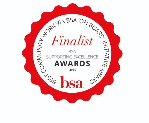 We are thrilled to be Finalist in the @BSAboarding Awards for two categories - Community Work and the Khadija Saye Photography Award We won the Community Award in 2022 so exciting to be in the running again #excellence #loveoflearning #outstandingrelationships #iloveboarding