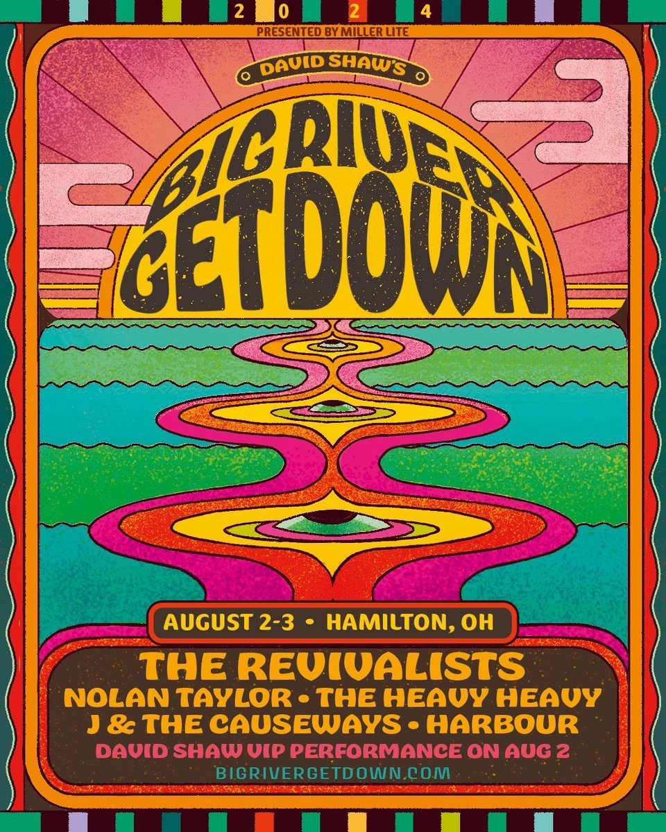 We can’t wait to reunite with @therevivalists @dshawmusicbox at Big River Get Down in Hamilton, OH in August 🫶 bigrivergetdown.com