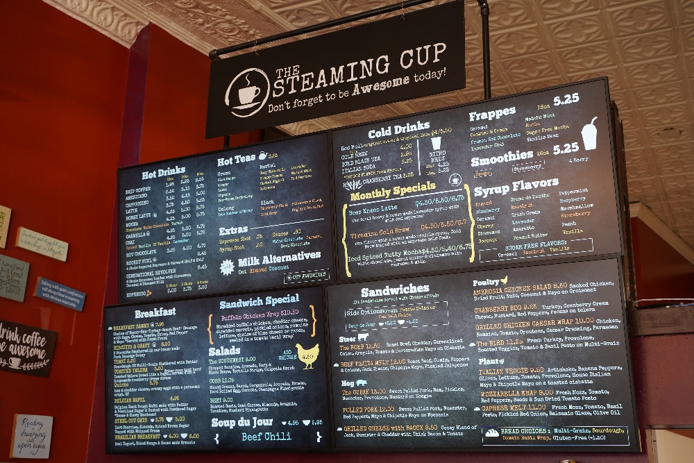 TheHowardCo's tweet image. Elevate your indoor dining ambiance with sleek and dynamic menu boards from Howard Company! Discover customizable solutions to showcase your offerings at their best.

Visit here➡️ bit.ly/3W1f2Jp

#TheHowardCompany #DigitalExperts #MenuBoardExperts #BrandingExperts