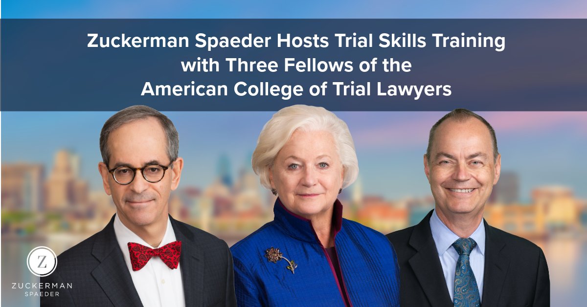 ZS associates attended a training for cultivating strong direct- and cross-exam skills for trial. @NITACentral, @ZS_law faculty, and three ZS @actl fellows provided guidance and feedback based upon their own experiences. Learn more about life at ZS: zuckerman.com/careers
