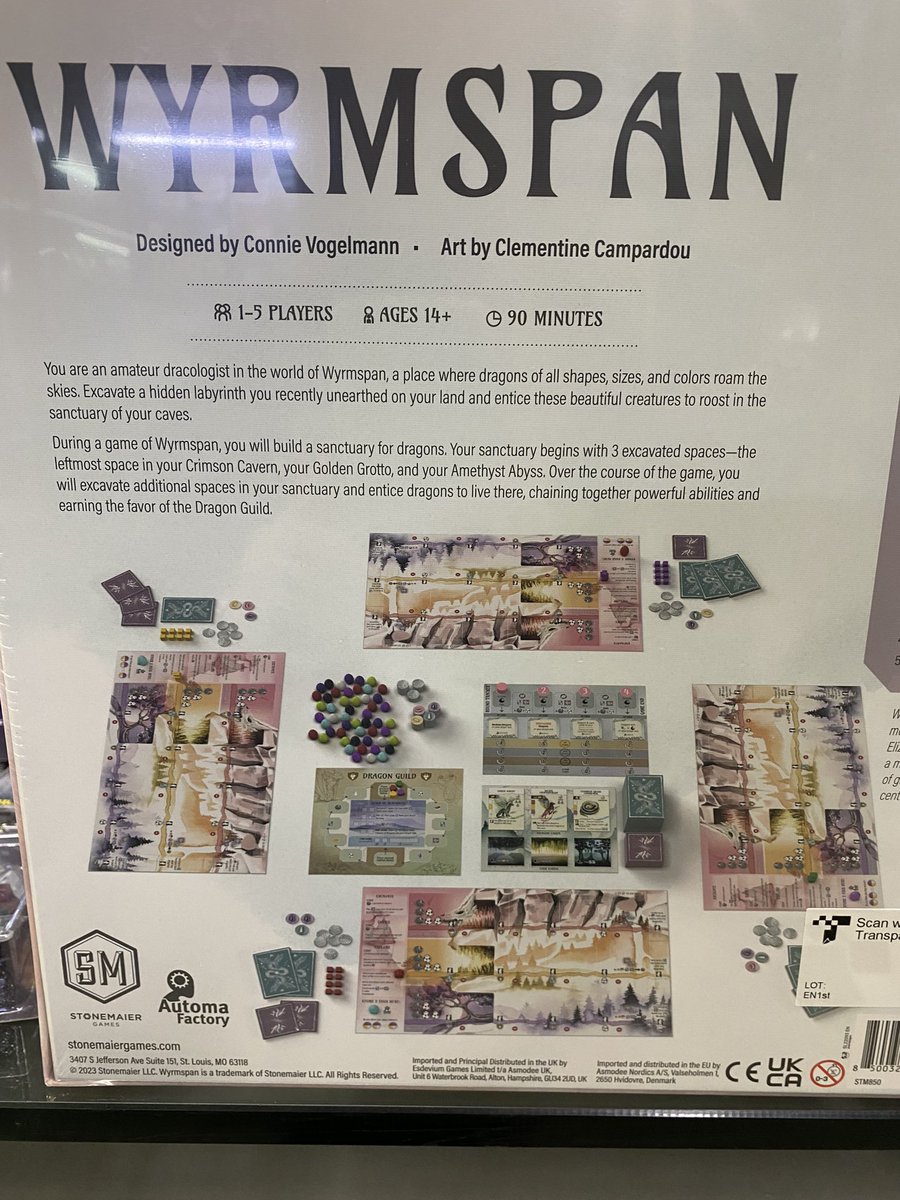 kaburigames's tweet image. Tenemos en tienda #wyrmspan en INGLES !!!!!🥳🥳🥳🥳