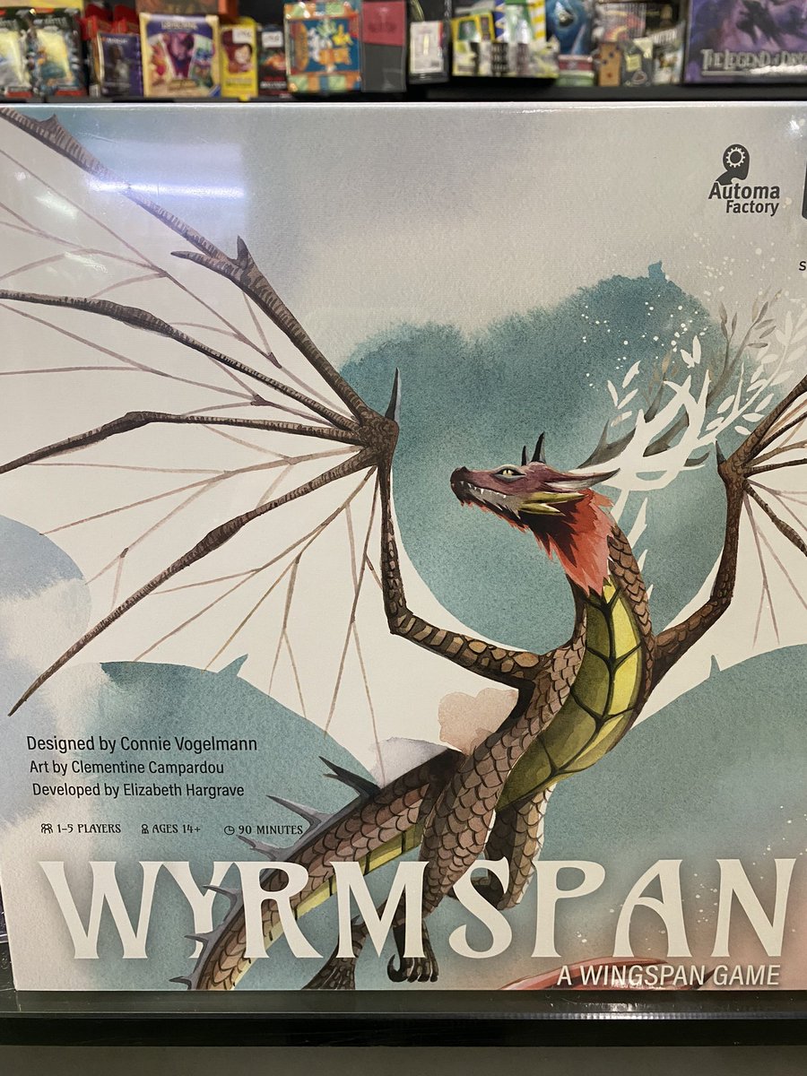 kaburigames's tweet image. Tenemos en tienda #wyrmspan en INGLES !!!!!🥳🥳🥳🥳