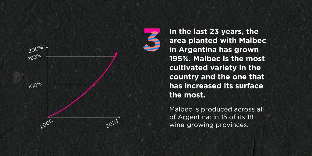 winesofarg's tweet photo. 📌 #MalbecWorldDay was on April 17th, but… Let’s celebrate #MalbecArgentino all month! 🍷 🇦🇷 When it comes to Malbec Argentino, numbers say more than words ⭐️🙌. 📲 Learn more on our website: https://t.co/xlXzFp56w3 👈
#VinoArgentino #BetterForTheWorld https://t.co/qi58ffF5yv