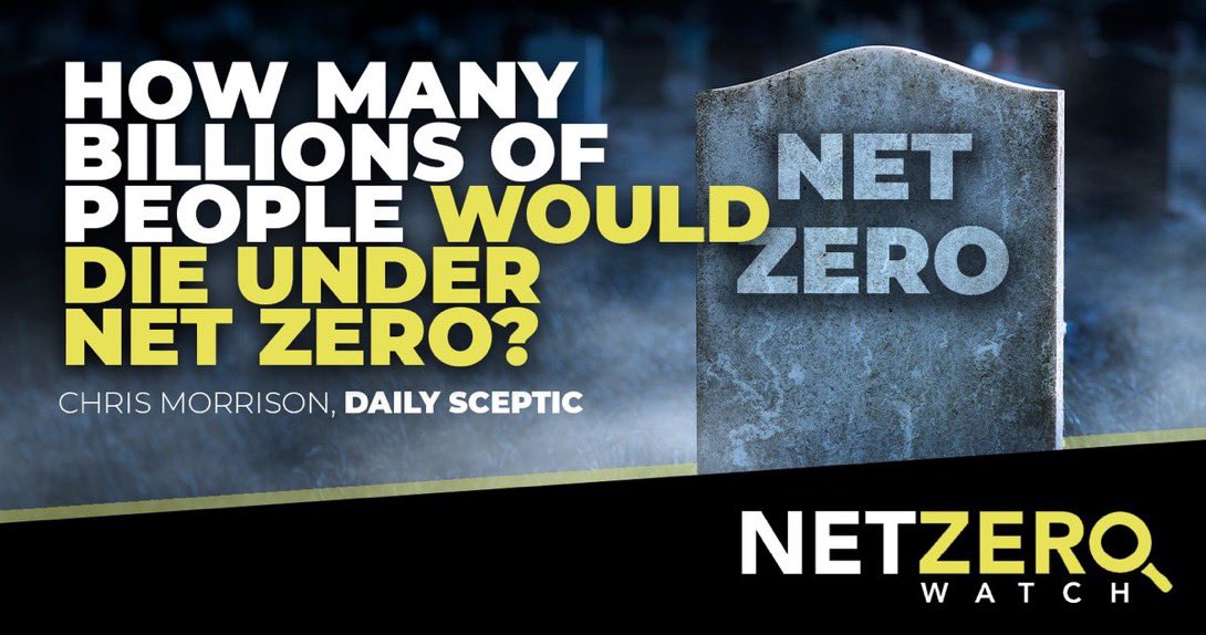 Of course Net Zero is not going to kill four billion people because Net Zero is never going to happen.” @CMorrisonEsq 
#CostOfNetZero