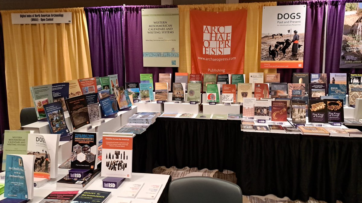 @Archaeopress editor, Mike Schurer, is in New Orleans for the @SAAorg meeting. Find Mike and a great selection of recent AP titles at the @isdistribution stand.