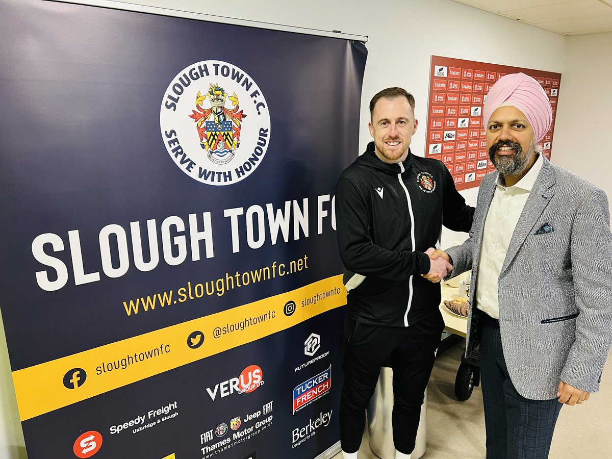 Lovely to catch up with @sloughtownfc manager @scottdavies1988, who has had an impressive career in #football as a player with various clubs including @OfficialShots. The Rebels are a key institution in #Slough and I’m very much hoping for their success under Scott’s leadership.