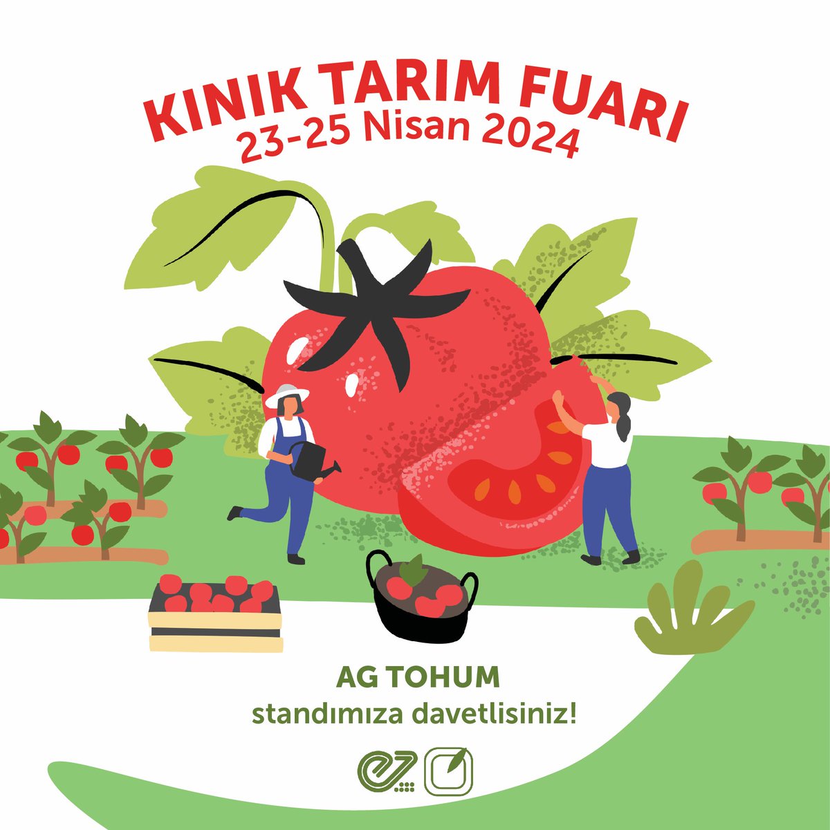 AGTohum's tweet photo. AG Tohum ailesi olarak 23 - 25 Nisan tarihleri arasında Kaş Belediyesi’nin ev sahipliğinde düzenlenecek olan ”2. Kaş Tarım, Seracılık, Gıda ve Tarım Makineleri İhtisas Fuarı”nda sizleri bekliyor olacağız! https://t.co/8ThZ728R3s