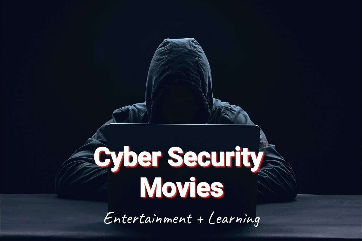 ZabihullahAtal's tweet image. The Cybersecurity Professional's Must-Watch List!
A Huge List of Top 100 Cybersecurity Movies. 
Each of these movies offers lessons, Scenarios and incidents valuable to a Cybersecurity professional in the Field.
 Explore the Following: 
Hacking and Cybersecurity Thrillers:
1…