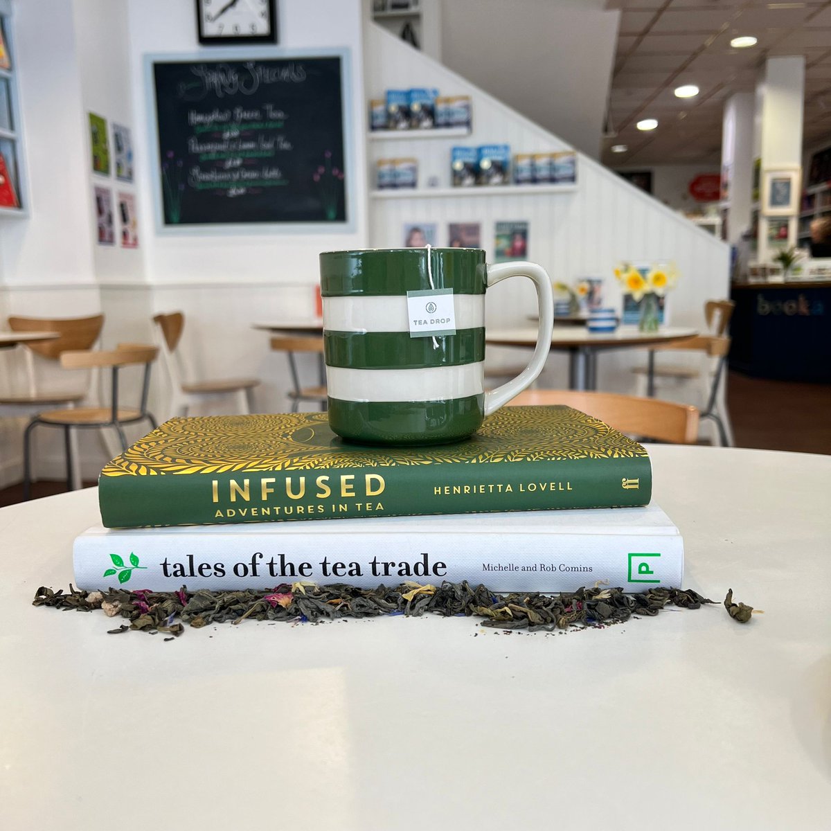 Happy National Tea Day! 🫖 Pop into the Café at Booka Oswestry and indulge in one of our teas to celebrate. Open 11am-3pm. #bookacafe #cafe #barista #Nationalteaday
