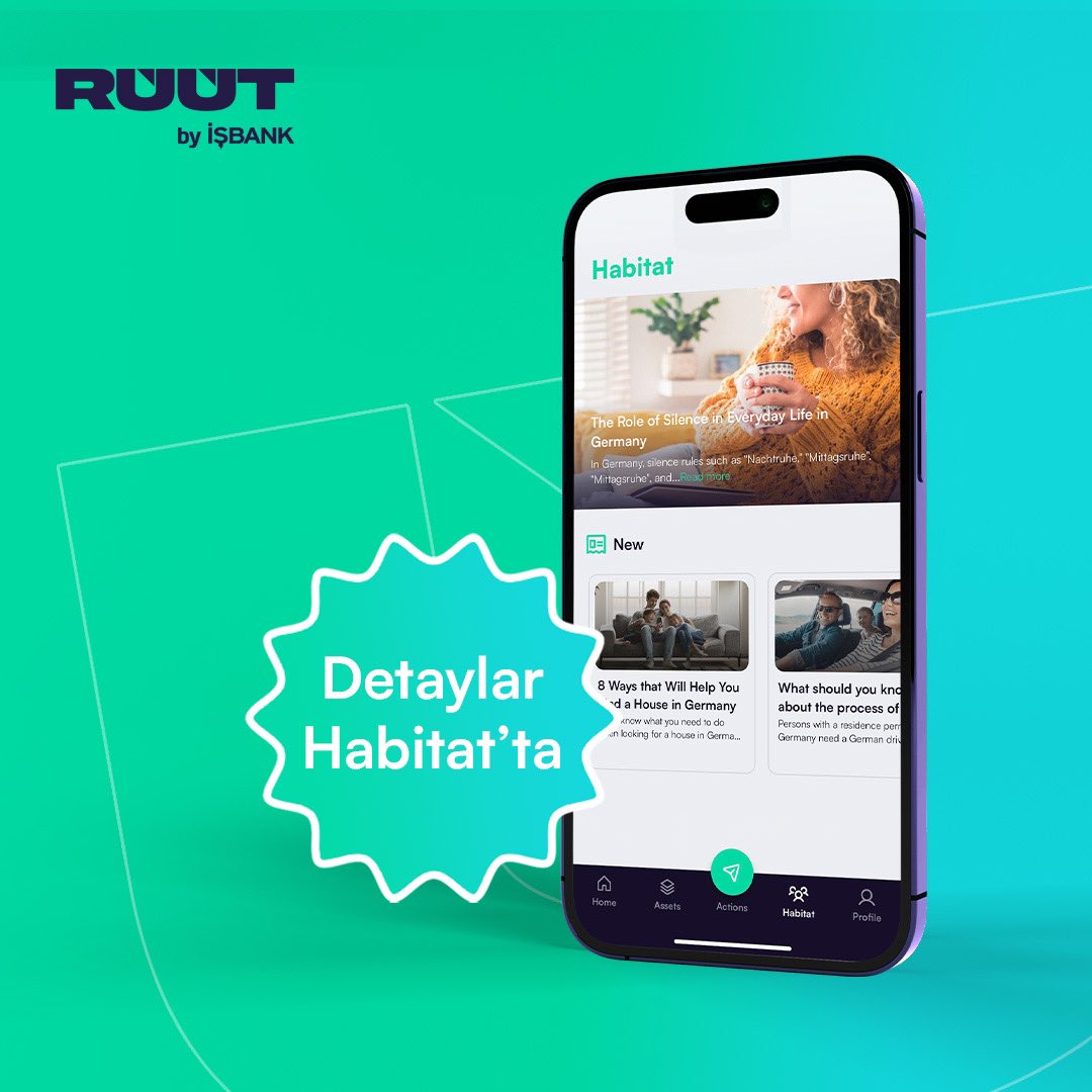 Almanya’da araç kullanmak isteyenlerin öncelikli olarak sahip olması gereken belgelerin başında tabii ki ehliyet geliyor. 🚘 İşte bu süreç hakkında bilmen gerekenler. 🪪

Almanya’daki hayatını kolaylaştıracak daha fazla bilgi için RUUT’u takip etmeyi unutma!🤩 

#RUUT