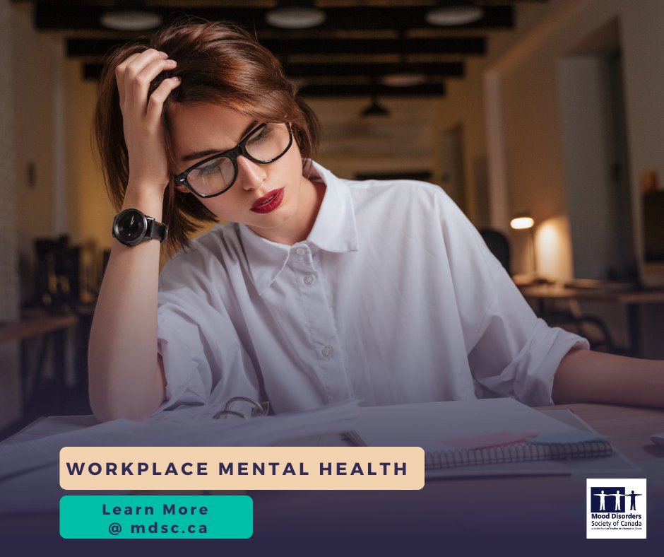 Let's tackle #mentalillness by understanding its effects on our personal & professional lives. Sadly, stigma in the workplace can lead some to leave their jobs. We need to create supportive work environments that empower everyone. ➡️mdsc.ca/workplace/ #MentalHealthMatters