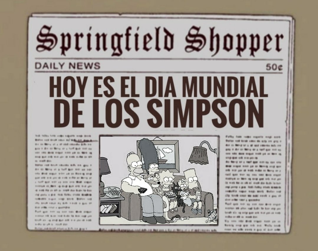 SoySimpsonito's tweet photo. En el #DiaMundialdeLosSimpson díganme: ¿Cuál es la frase Simpson que siempre usan en su vida diaria? https://t.co/TFTv4UN2Oq