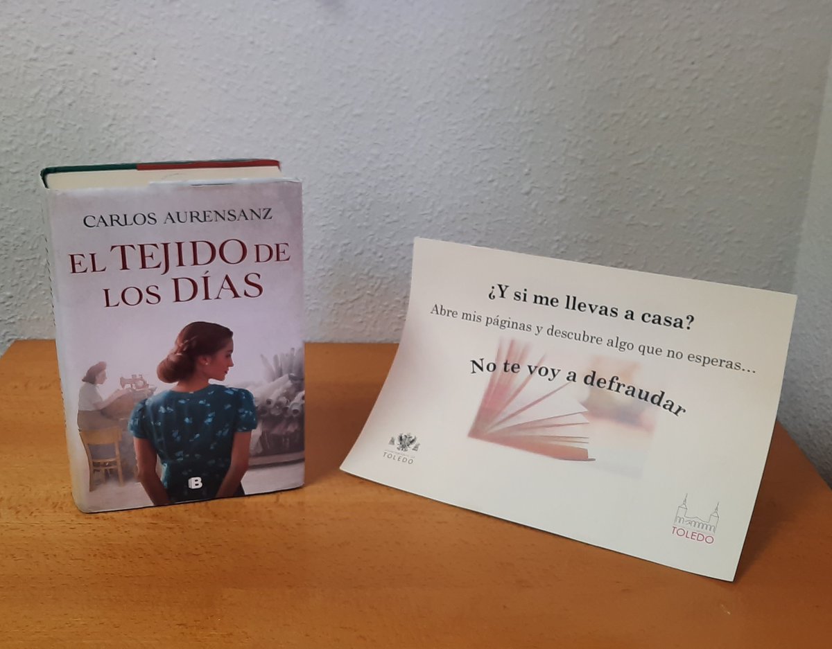 Nuestra propuesta de #librorecomendado esta semana es 'El tejido de los días' de Carlos Aurensanz, en el que descubrirás los secretos que ocultan una de las familias adineradas de Zaragoza, los Monforte. Buena lectura!📚💚
#toledocultura
#RBM_Toledo