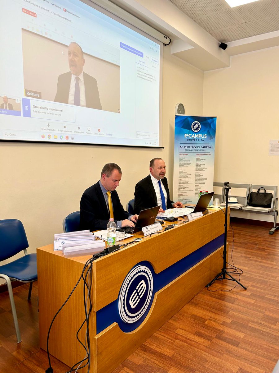 '#DMCER, #EnergyRelease 2.0, #FERX e #FER 2 dispongono di un contingente incentivabile di 82GW che va oltre l'obiettivo del #PNIEC di 75GW di capacità aggiuntiva' così @arrigoni_paolo all'evento @uni_ecampus 'Le politiche dell'Unione Europea di contrasto ai cambiamenti climatici'