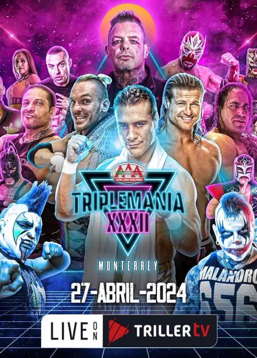 8 Days Away!!!
#TripleManiaXXXII
@luchalibreaaa