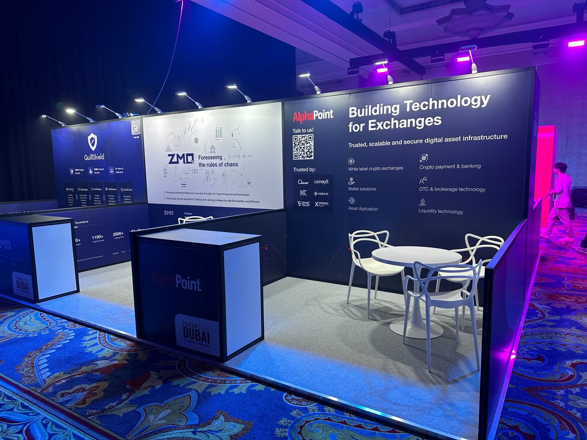AlphaPoint just wrapped up an exciting two days with market-movers in the  global web3 ecosystem at Token2049 Dubai! 🌟 Our team connected with  industry leaders across AI, DePIN, DeFi, and more, sharing
