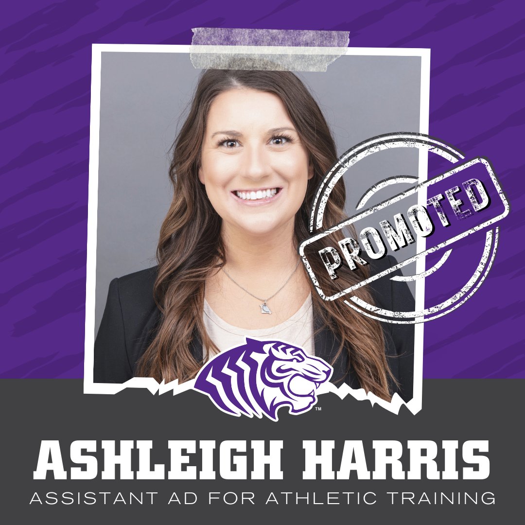 We are excited to have Ashleigh on our leadership team. She's been one of the most valuable resources for our athletic department for several years now! bit.ly/4aHCwIf | #BringYourRoar 🐅