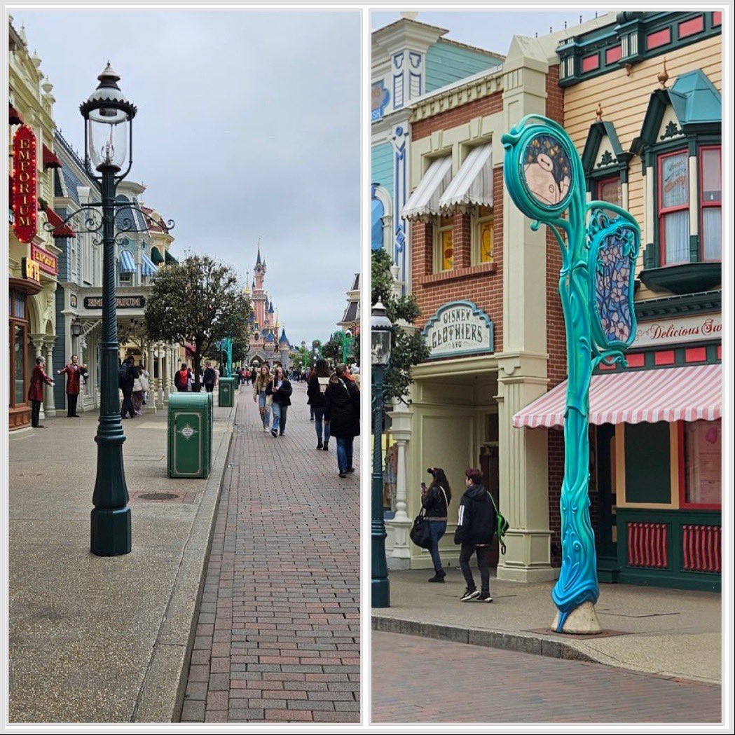 ✨🚧 Une des tiges 🌱 de Main Street USA a été enlevée ✨ #disneylandparis