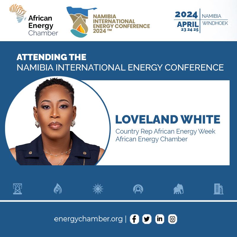 Meet our African Energy Chamber team attending the @NIEConference taking place from 23 – 25 April 2024 in Windhoek, Namibia. The conference themed ‘Reimagine Resource-Rich Namibia: Turning Possibilities into Prosperity will bring together policymakers, energy stakeholders,