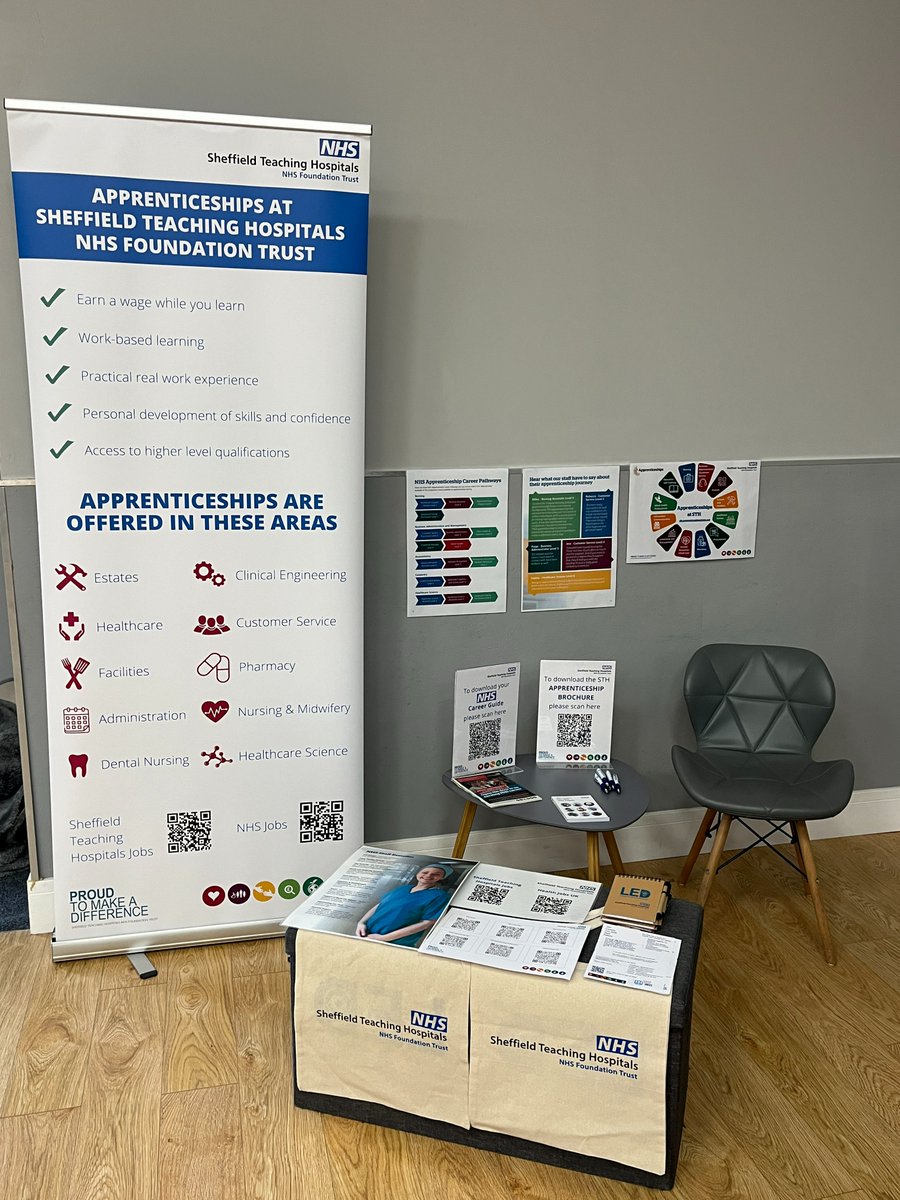 Today we represented the Trust at the Laughton Common Jobs Fair talking about current & upcoming opportunities. Thanks to @Alex_Stafford for organising!