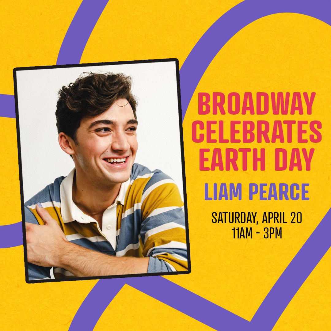 Hey Amigos! We're so excited to be participating in the third annual Broadway Celebrates Earth Day concert. Join us on Saturday in Times Square from 11am - 3pm featuring a performance by Liam Pearce. #BuildingMomentum