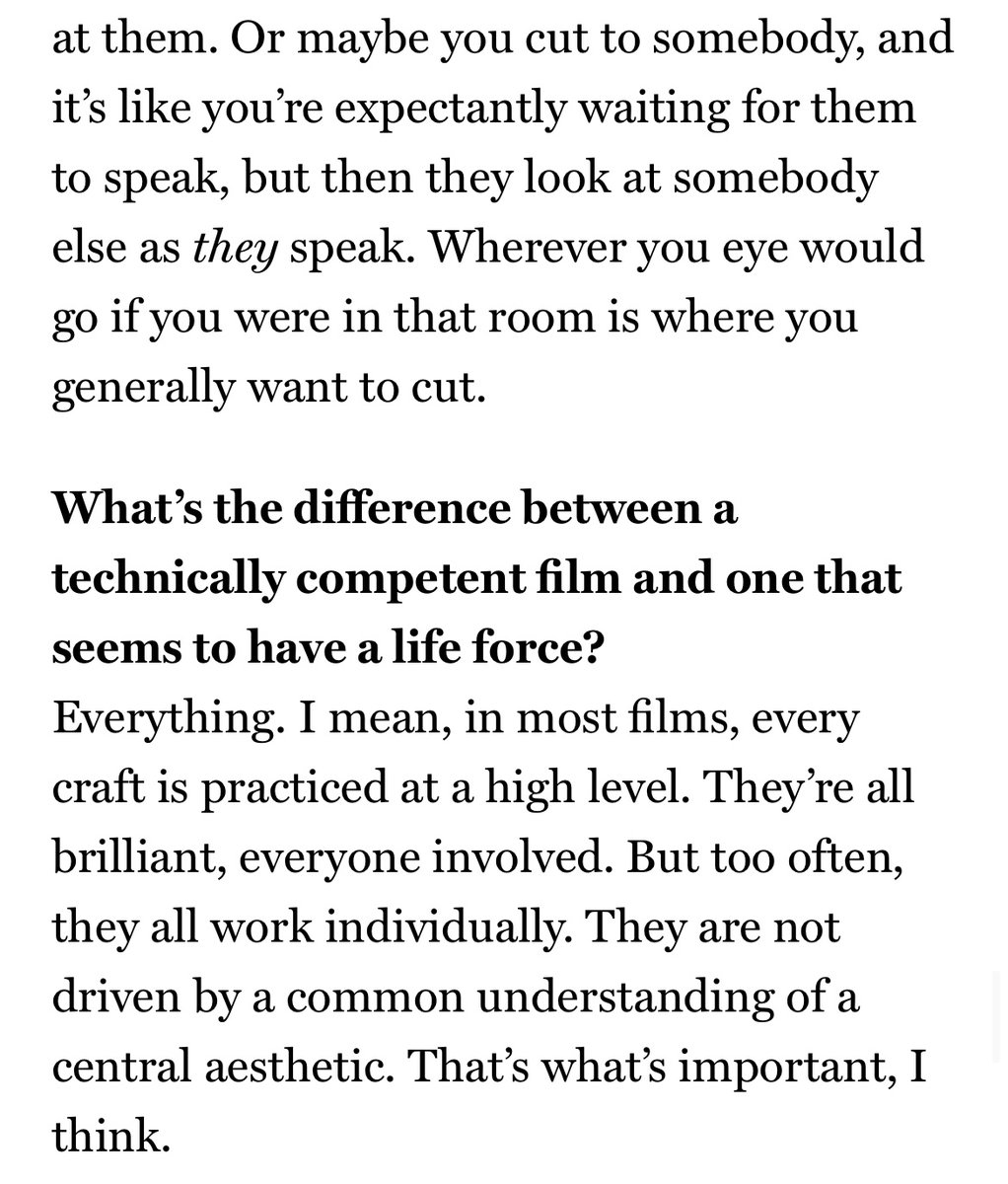 Here’s Ken Loach, talking about his style, which I know he doesn’t get to do very often, because he apologized to me for going “on and on” about his choices… vulture.com/article/ken-lo…