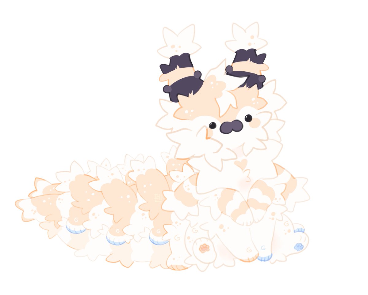 peebeewu's tweet image. silly yellow pawpillar :33 wiwi bug
#pawpillar #bug #yellow #cute